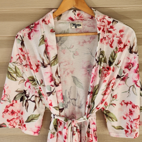Show me your Mumu Brie robe garden of blooms floral roses - Picture 5 of 14